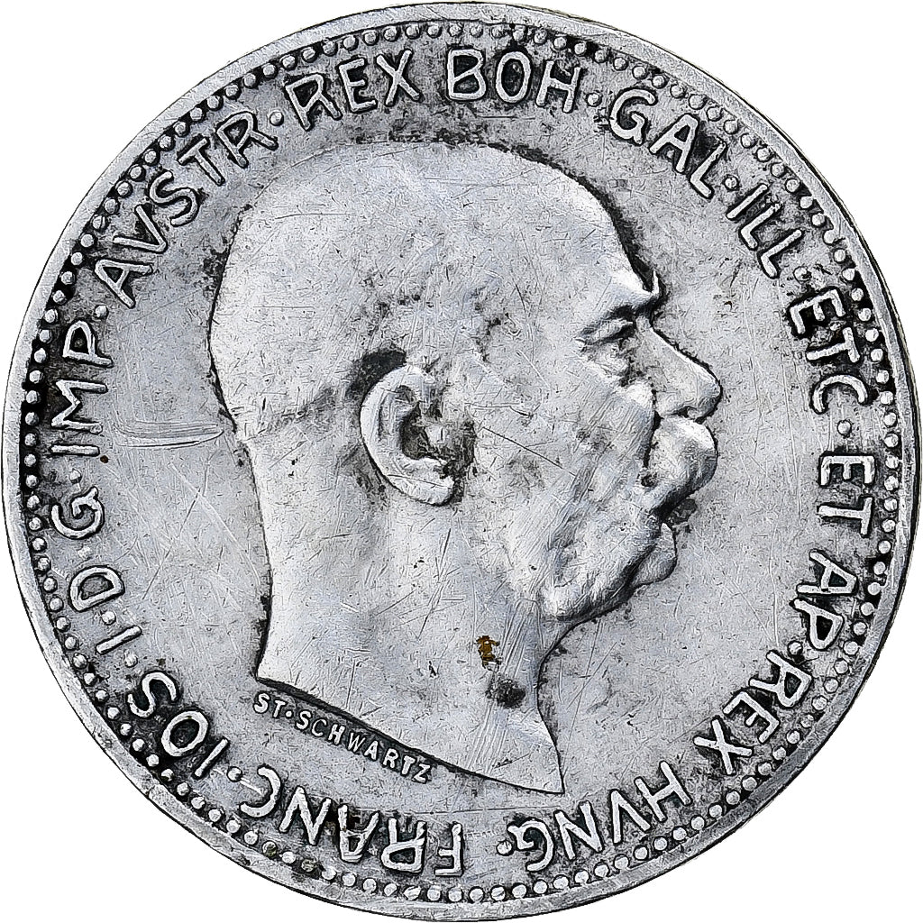 Österreich, Franz Joseph I, Corona, 1915, Silber, SS, KM:2820