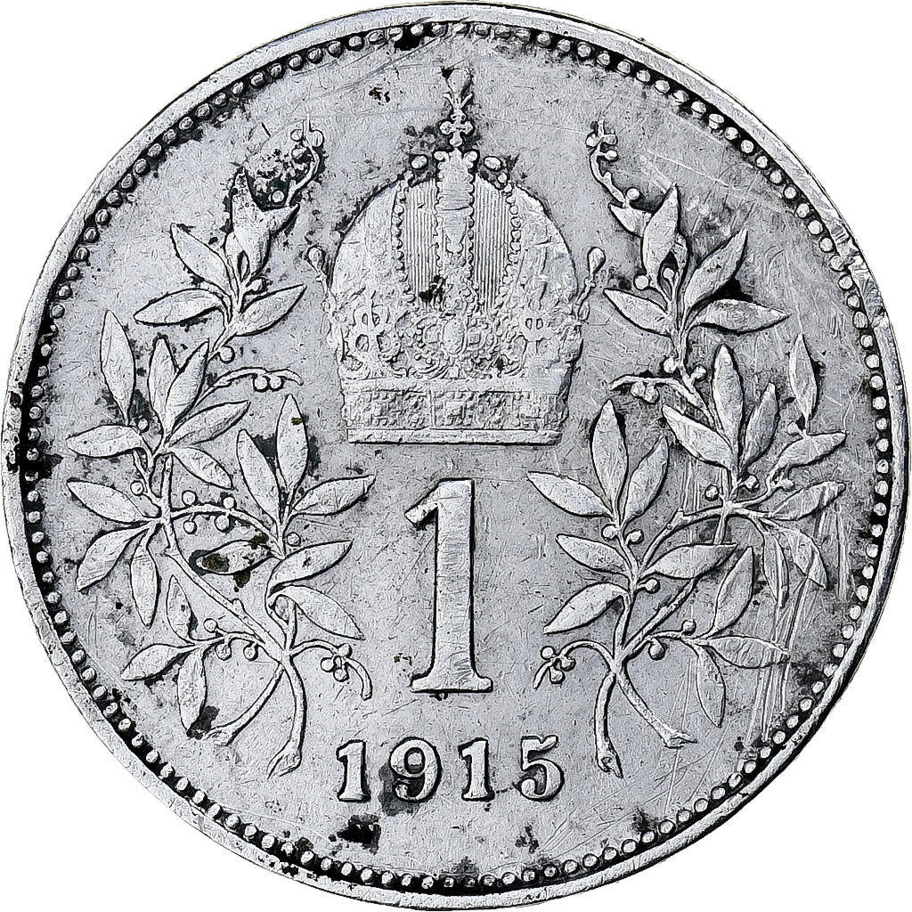 Österreich, Franz Joseph I, Corona, 1915, Silber, SS, KM:2820