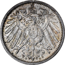 Münze, GERMANY - EMPIRE, Wilhelm II, Mark, 1915, Karlsruhe, VZ+, Silber, KM:14