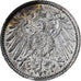 NIEMCY - IMPERIUM, Wilhelm II, Mark, 1915, Muldenhütten, Srebro, MS(60-62)