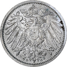 Coin, GERMANY - EMPIRE, Wilhelm II, Mark, 1914, Karlsruhe, MS(60-62), Silver