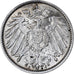 GERMANY - EMPIRE, 1 Mark, 1914, Hambourg, KM #14, AU(50-53), Silver, 24, 5.60