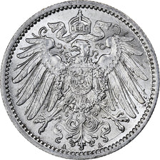 GERMANY - EMPIRE, Wilhelm II, Mark, 1914, Berlin, AU(55-58), Silver, KM:14