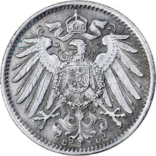 GERMANY - EMPIRE, Wilhelm II, Mark, 1914, Munich, Silver, AU(50-53), KM:14