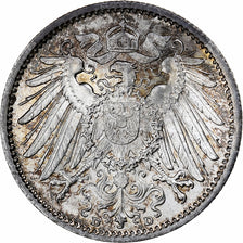 Coin, GERMANY - EMPIRE, Wilhelm II, Mark, 1905, Munich, EF(40-45), Silver, KM:14