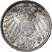 Coin, GERMANY - EMPIRE, Wilhelm II, Mark, 1905, Munich, EF(40-45), Silver, KM:14
