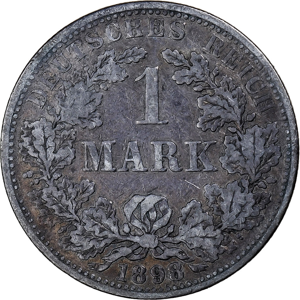 Coin, GERMANY - EMPIRE, Wilhelm II, Mark, 1898, Berlin, VF(20-25), Silver, KM:14