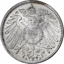 GERMANY - EMPIRE, Wilhelm II, Mark, 1893, Munich, Silver, AU(55-58), KM:14