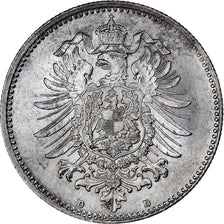 GERMANY - EMPIRE, Wilhelm I, Mark, 1874, Munich, Silver, MS(60-62), KM:7
