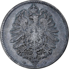 Coin, GERMANY - EMPIRE, Wilhelm I, Mark, 1874, Munich, VF(20-25), Silver, KM:7
