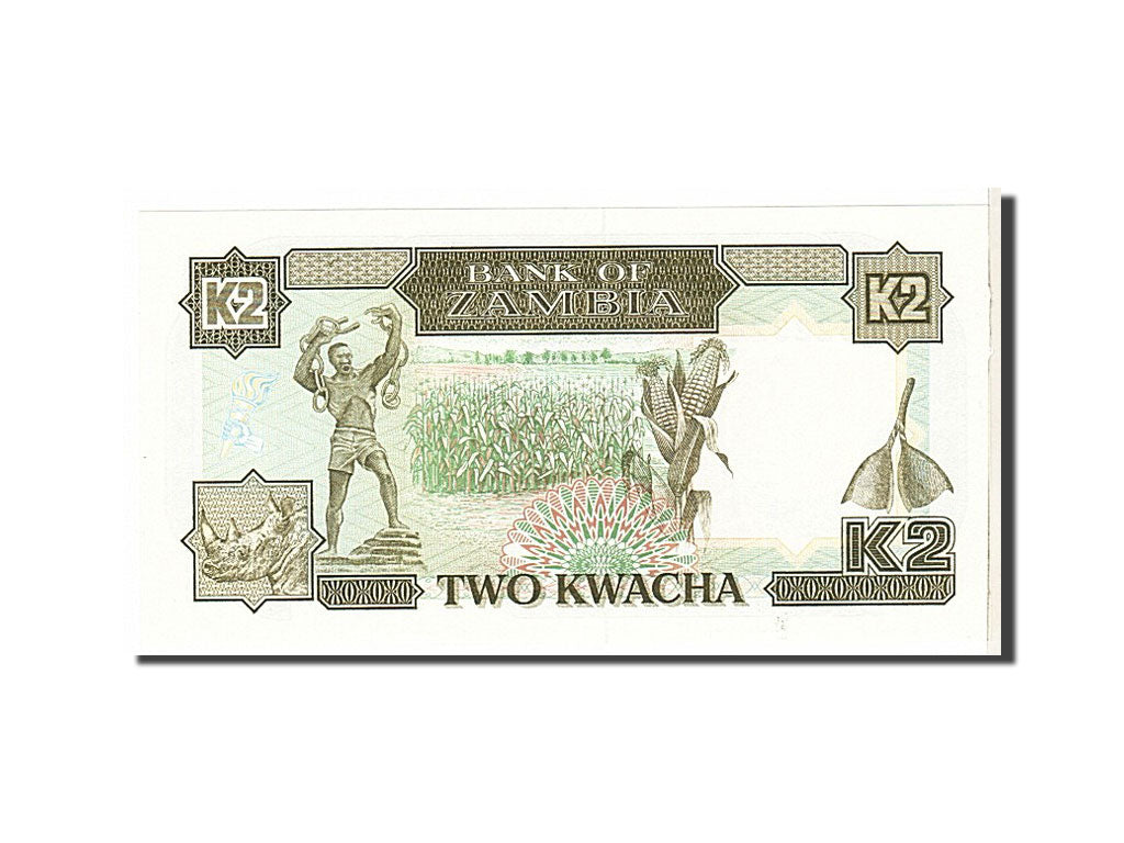 Banknote, Zambia, 2 Kwacha, 1989, KM:29a, UNC(63)