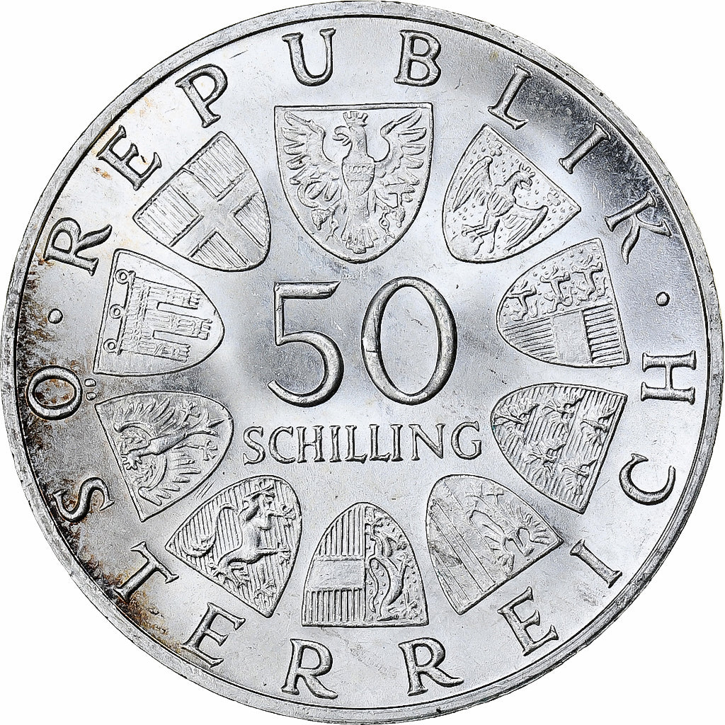 Österreich, 50 Schilling, 1969, VZ+, Silber, KM:2906