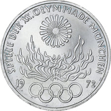 Coin, GERMANY - FEDERAL REPUBLIC, Munich olympics, 10 Mark, 1972, Hamburg