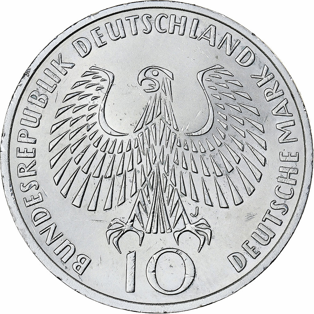 Coin, GERMANY - FEDERAL REPUBLIC, Munich olympics, 10 Mark, 1972, Hamburg