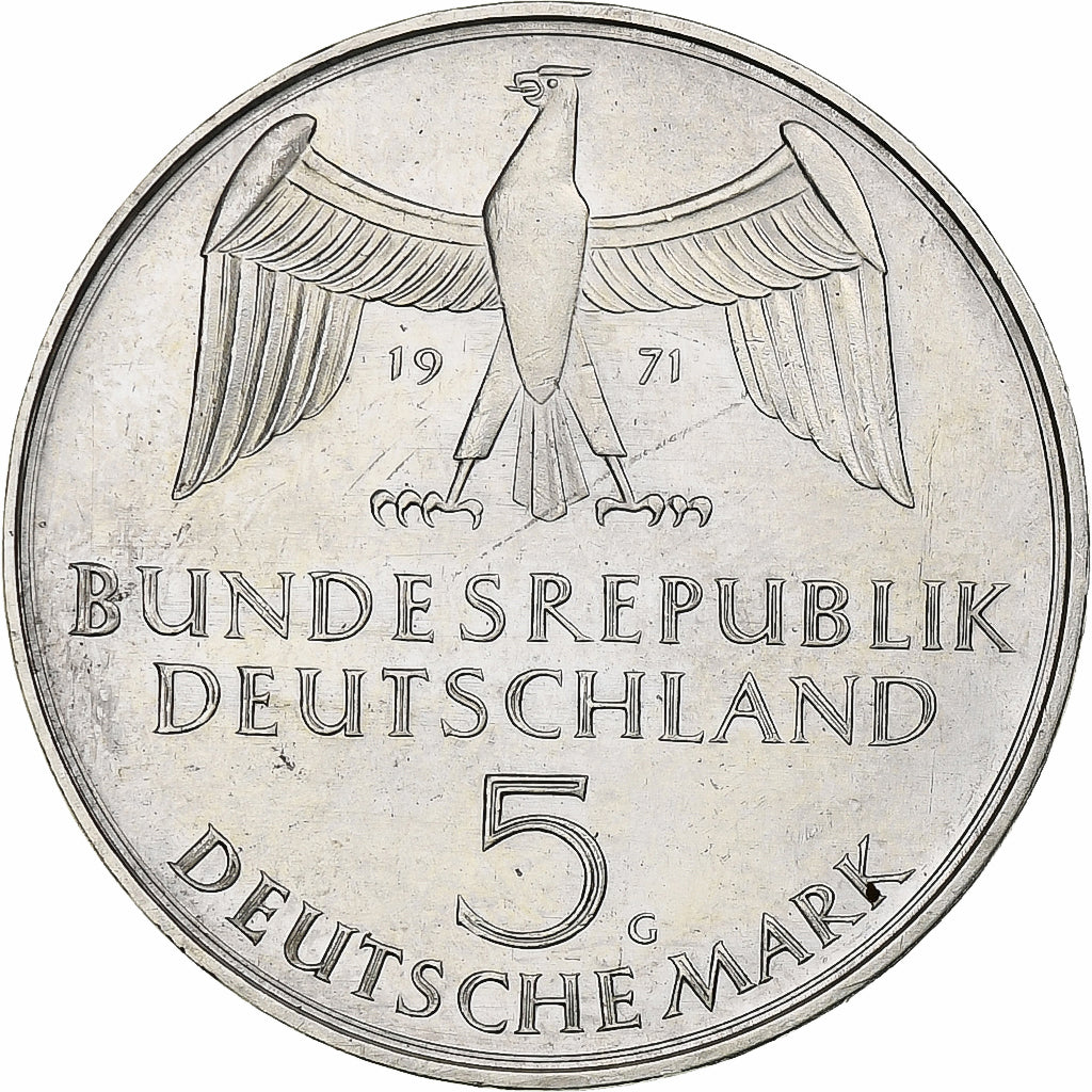 Moneta, GERMANIA - REPUBBLICA FEDERALE, Foundation of German Empire, 1871, 5