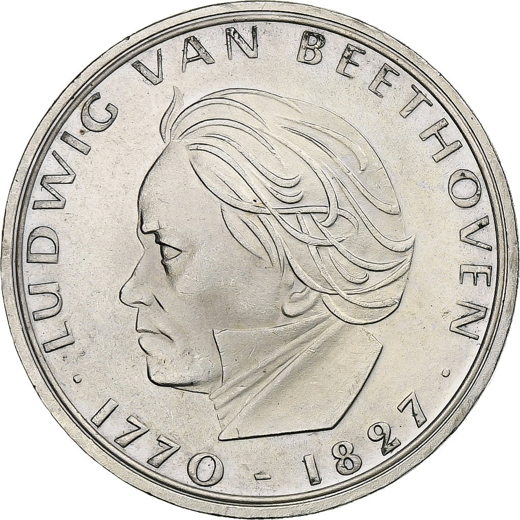Coin, GERMANY - FEDERAL REPUBLIC, 5 Mark, 1970, Stuttgart, Germany, MS(63)