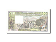 West African States, 500 Francs, 1988, KM #106Aa, UNC(65-70), K330403Z18