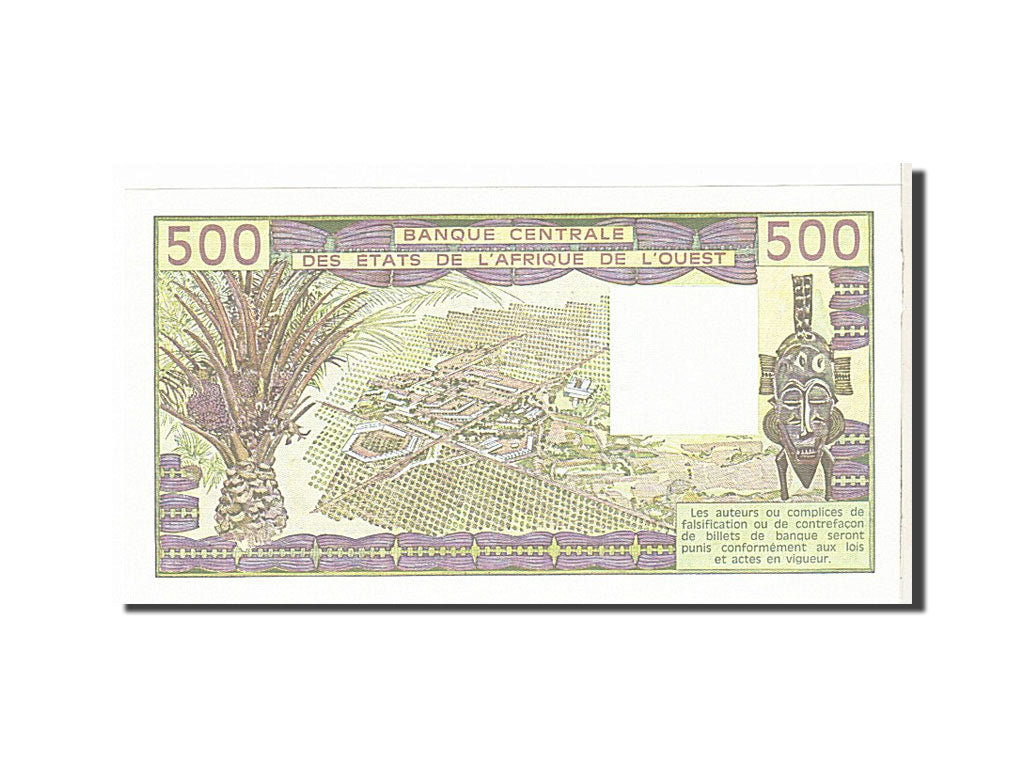 Stati dell'Africa occidentale, 500 Francs, 1988, FDS