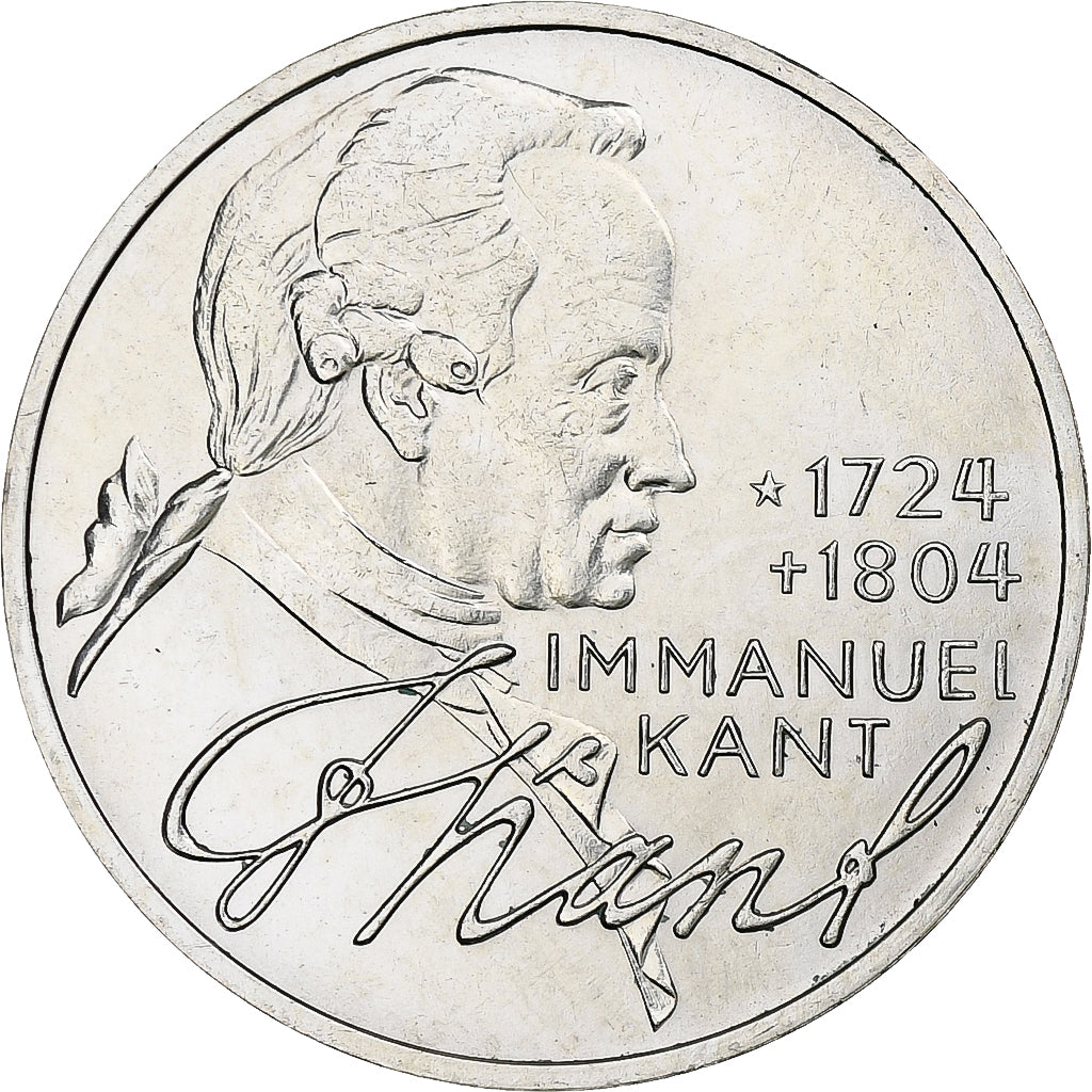 GERMANIA - REPUBBLICA FEDERALE, 5 Mark, 1974, Munich, SPL, Argento, KM 139