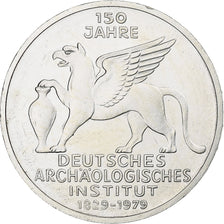 GERMANY - FEDERAL REPUBLIC, 5 Mark, 1979, Hamburg, Silver, MS(60-62), KM:150