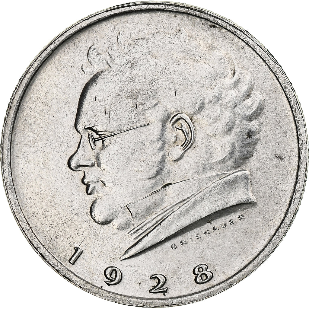 Oostenrijk, 2 Schilling, 1928, Zilver, PR, KM:2843