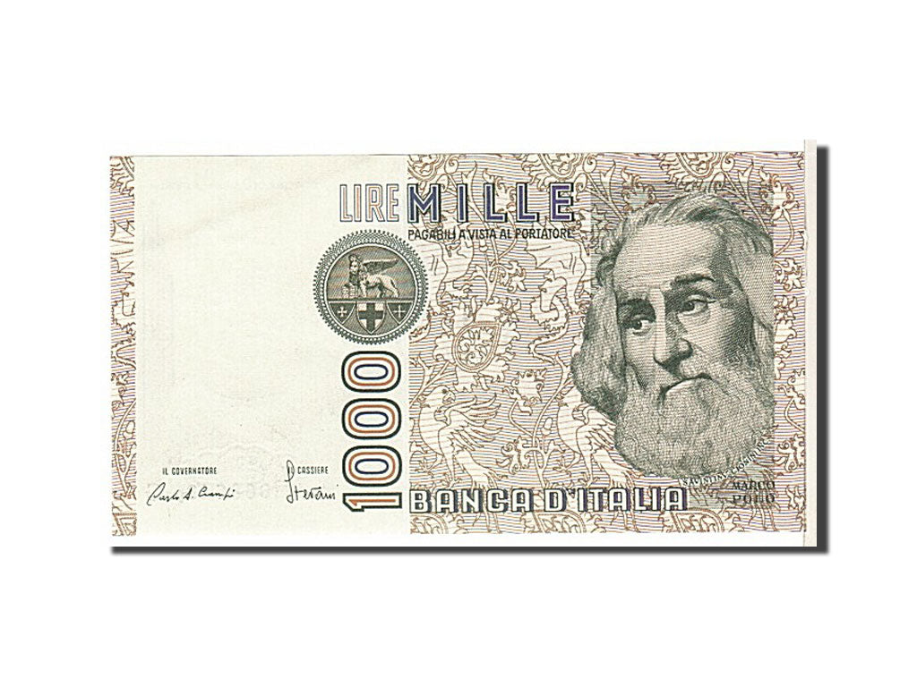 Italy, 1000 Lire, 1982, KM #109a, AU(55-58), AA068643G