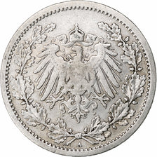 Coin, GERMANY - EMPIRE, 1/2 Mark, 1906, Berlin, EF(40-45), Silver, KM:17