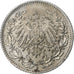 GERMANY - EMPIRE, 1/2 Mark, 1918, Munich, Silver, AU(55-58), KM:17