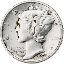 Munten, Verenigde Staten, Mercury Dime, Dime, 1942, U.S. Mint, Philadelphia