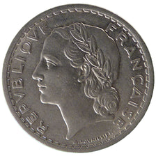 Francia, Lavrillier, 5 Francs, 1946, Castelsarrasin, BB+, Alluminio, Gadoury:766