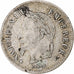 France, Napoleon III, 20 Centimes, Napoléon III, 1867, Strasbourg, Silver