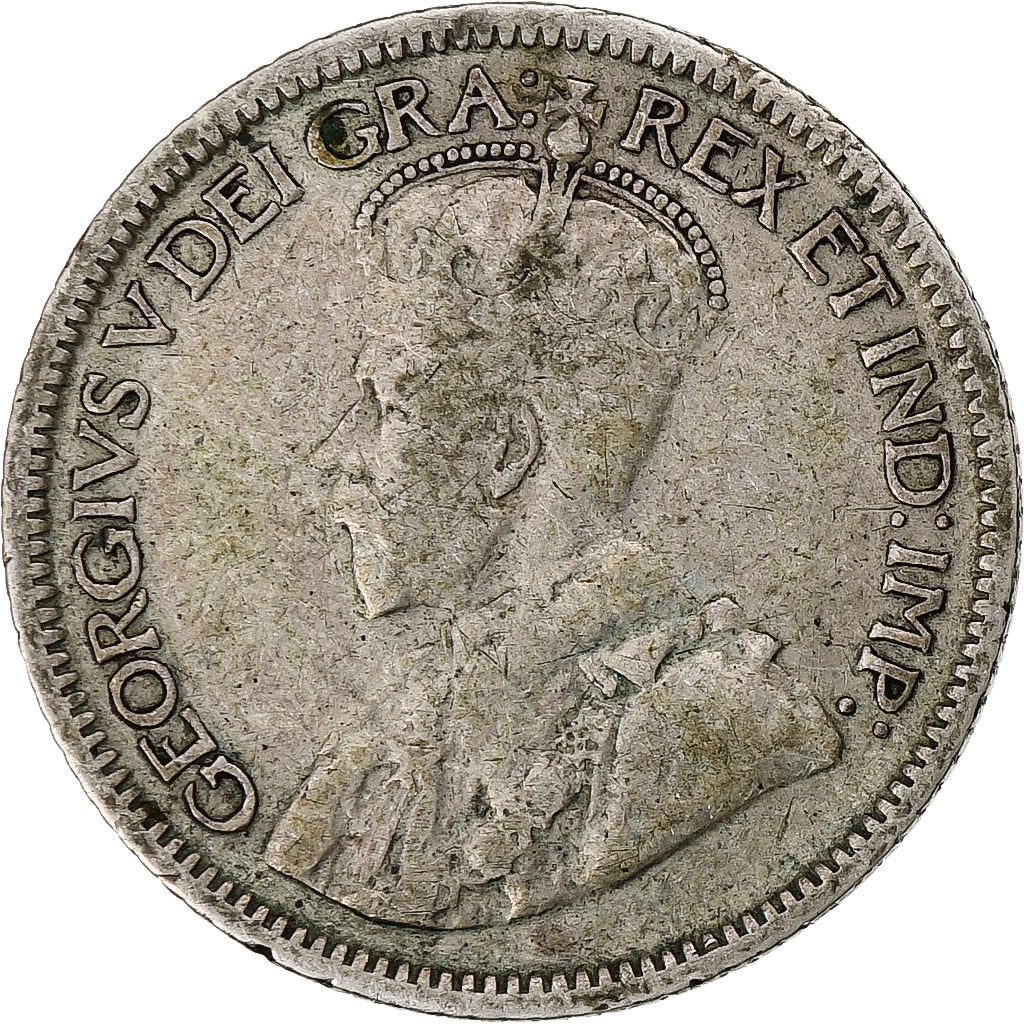 Canadá, George V, 10 Cents, 1931, Royal Canadian Mint, Plata, BC+, KM:23a