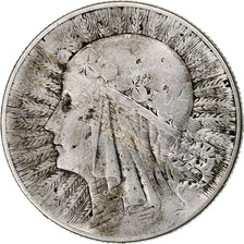 Pologne, 5 Zlotych, 1934, Warsaw, Argent, TB+, KM:21