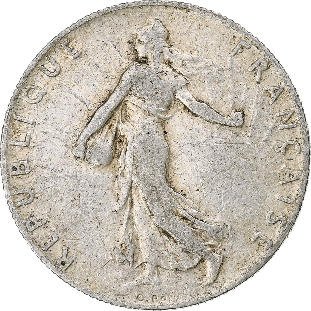 Moneta, Francia, Semeuse, 50 Centimes, 1900, Paris, MB+, Argento, KM:854