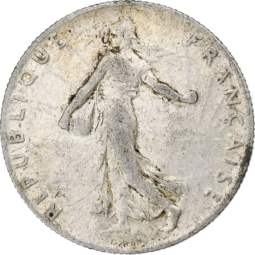 Munten, Frankrijk, Semeuse, 50 Centimes, 1906, Paris, ZF, Zilver, KM:854