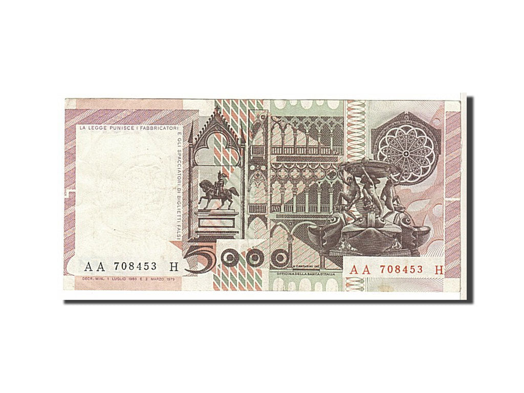 Banknote, Italy, 50,000 Lire, 1980, EF(40-45)