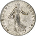 Munten, Frankrijk, Semeuse, 50 Centimes, 1909, Paris, ZF+, Zilver, KM:854