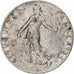 Francia, 50 Centimes, Semeuse, 1910, Paris, Plata, MBC+, Gadoury:420, KM:854