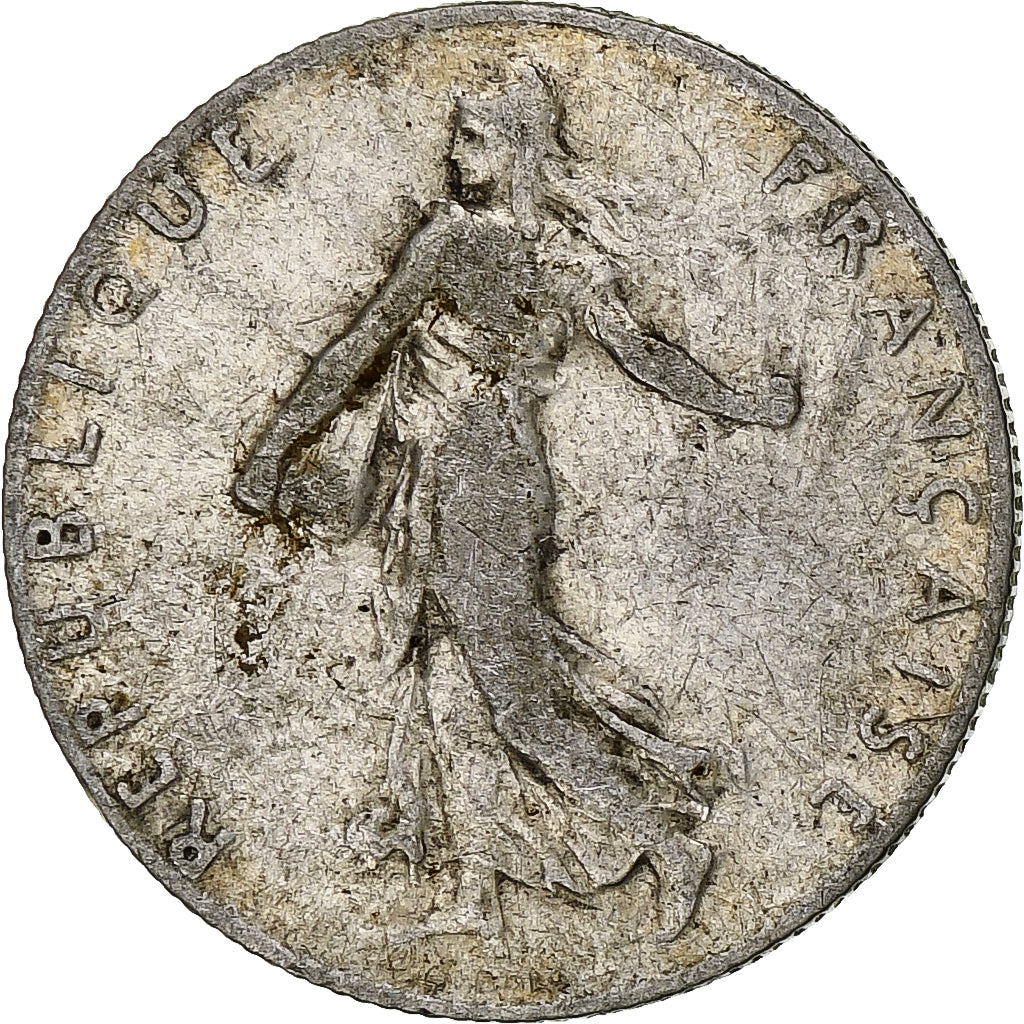 Francia, 50 Centimes, Semeuse, 1899, Paris, Plata, BC+, Gadoury:420, KM:854