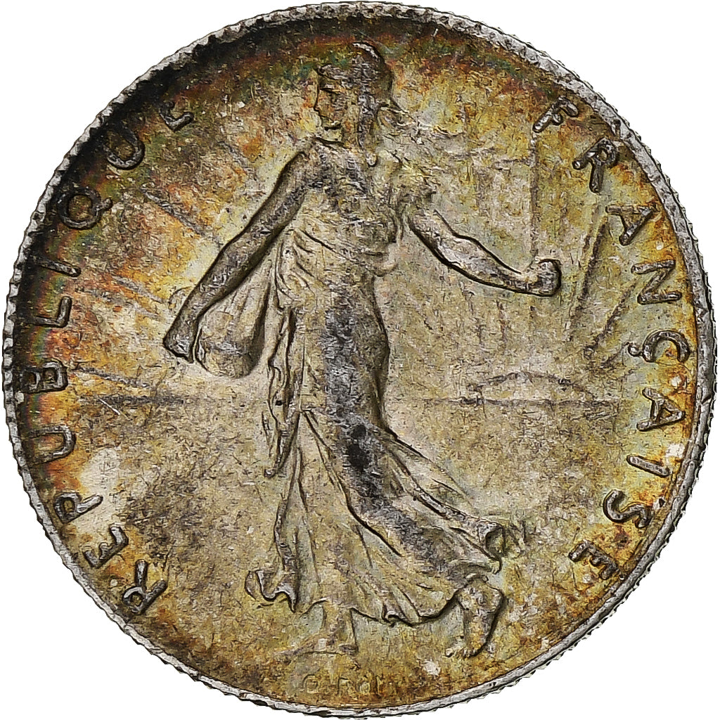 Francia, 50 Centimes, Semeuse, 1913, Paris, Plata, EBC, Gadoury:420, KM:854