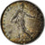 Frankrijk, 50 Centimes, Semeuse, 1913, Paris, Zilver, ZF+, Gadoury:420, KM:854