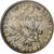 Frankrijk, 50 Centimes, Semeuse, 1913, Paris, Zilver, ZF+, Gadoury:420, KM:854