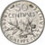 Frankrijk, 50 Centimes, Semeuse, 1912, Paris, Zilver, PR+, Gadoury:420, KM:854