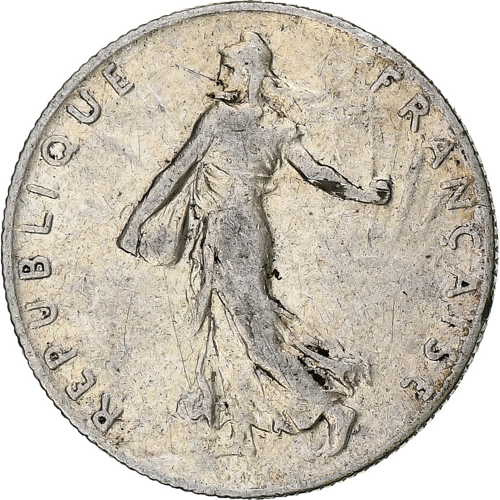 Francia, 50 Centimes, Semeuse, 1912, Paris, Plata, EBC+, Gadoury:420, KM:854
