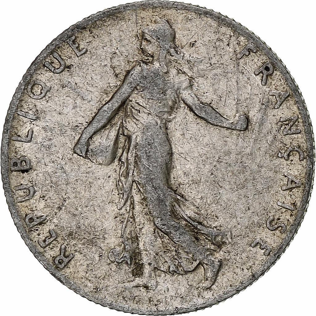 Moneda, Francia, Semeuse, 50 Centimes, 1902, Paris, BC+, Plata, KM:854
