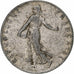 Moneda, Francia, Semeuse, 50 Centimes, 1902, Paris, BC+, Plata, KM:854