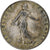 Moneda, Francia, Semeuse, 50 Centimes, 1907, Paris, BC+, Plata, KM:854