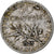 Moneda, Francia, Semeuse, 50 Centimes, 1909, Paris, BC+, Plata, KM:854