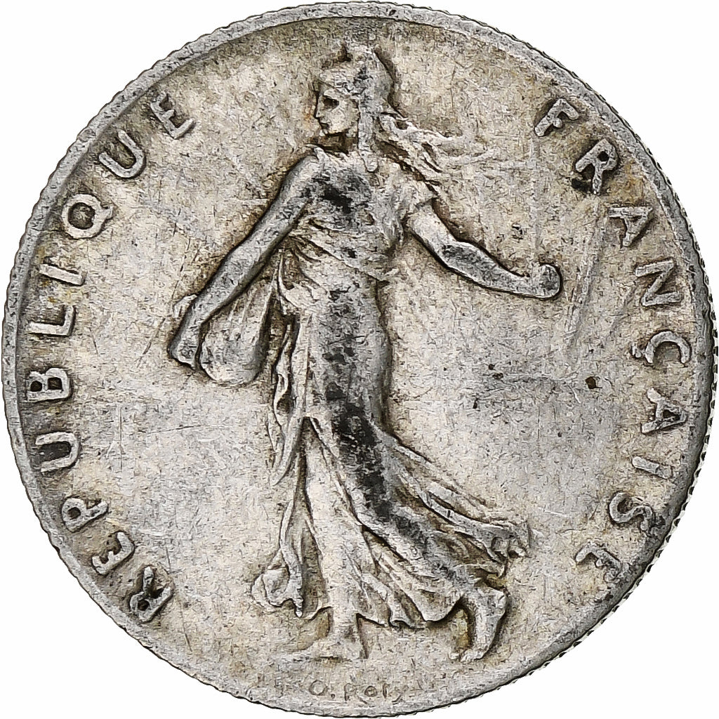 Coin, France, Semeuse, 50 Centimes, 1908, Paris, VF(30-35), Silver, KM:854
