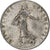 Moneda, Francia, Semeuse, 50 Centimes, 1907, Paris, BC+, Plata, KM:854